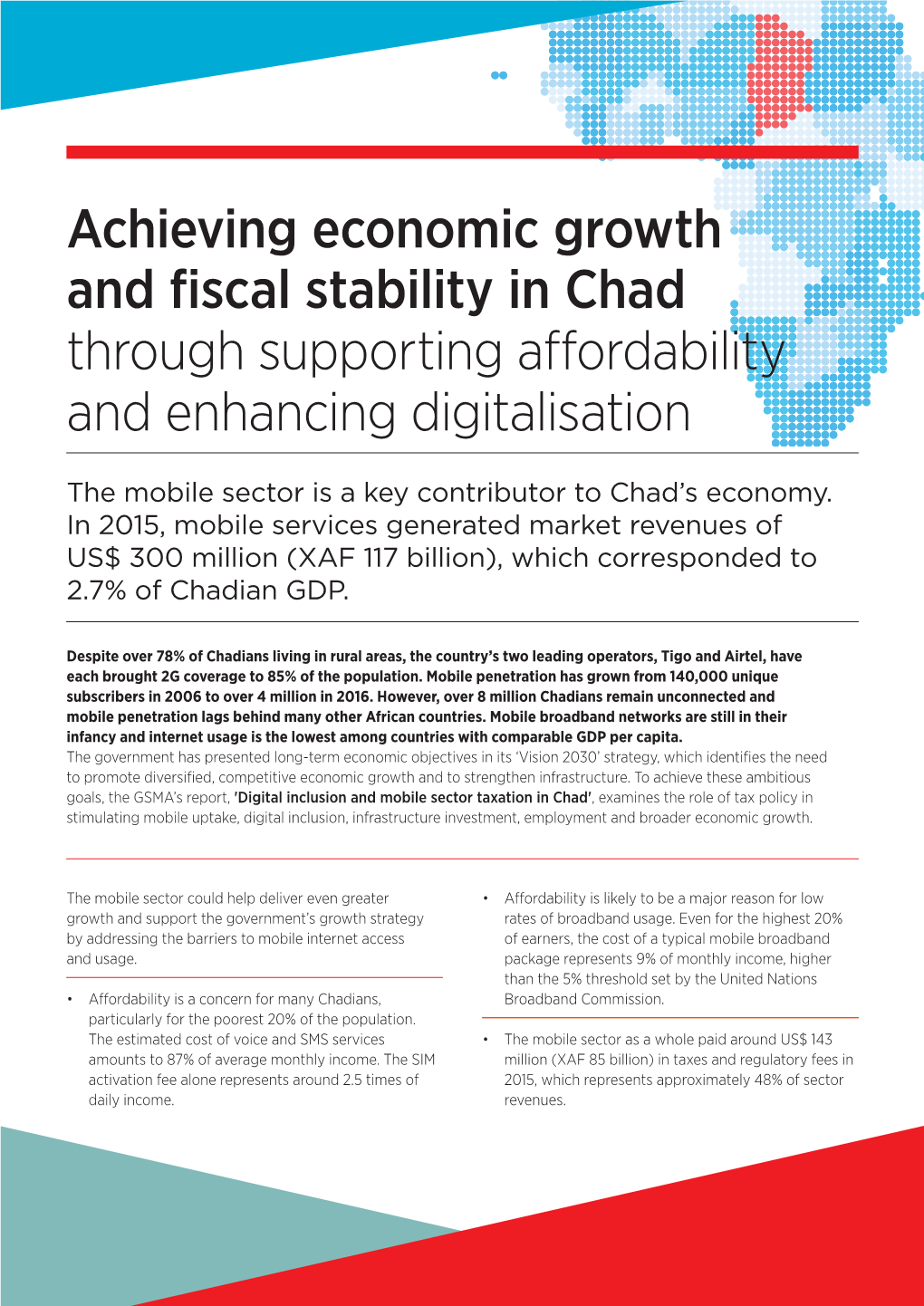 Achieving Economic Growth and Fiscal Stability in Chad