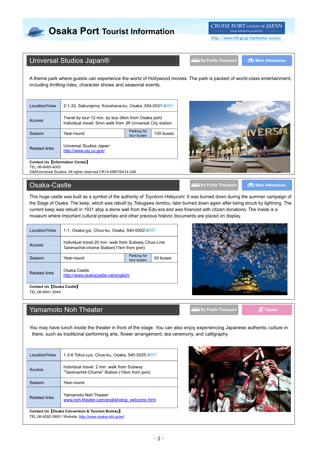 Osaka Port Tourist Information