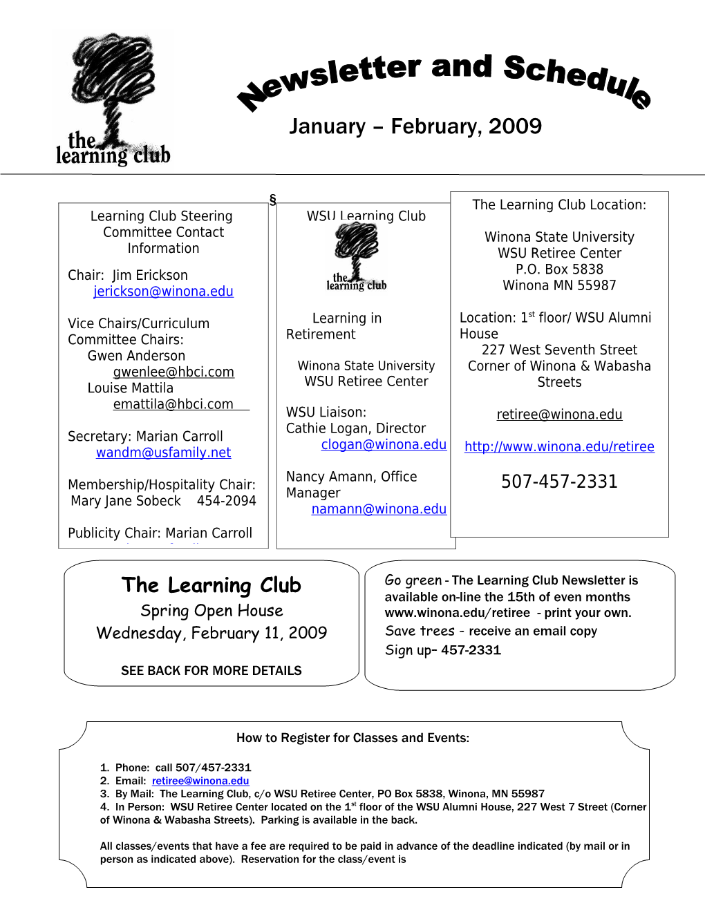 How to Register for Classes and Events