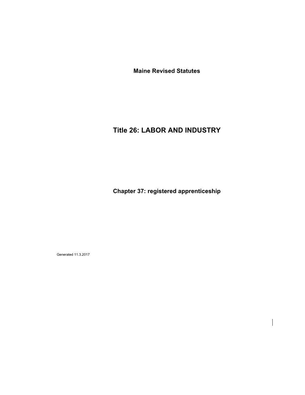 MRS Title 26 3206. DEREGISTRATION of a REGISTERED APPRENTICESHIP PROGRAM