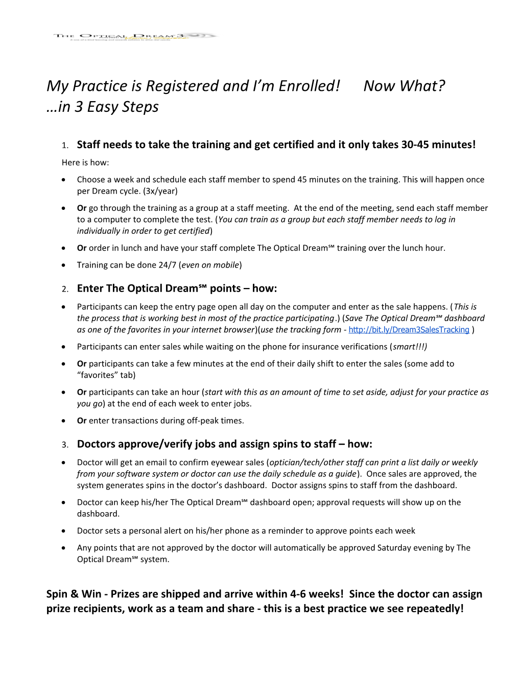 My Practice Is Registered and I M Enrolled! Now What?