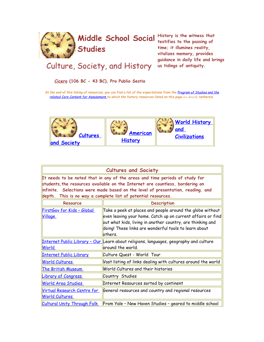 Register for the Social Studies List Serve to Visit