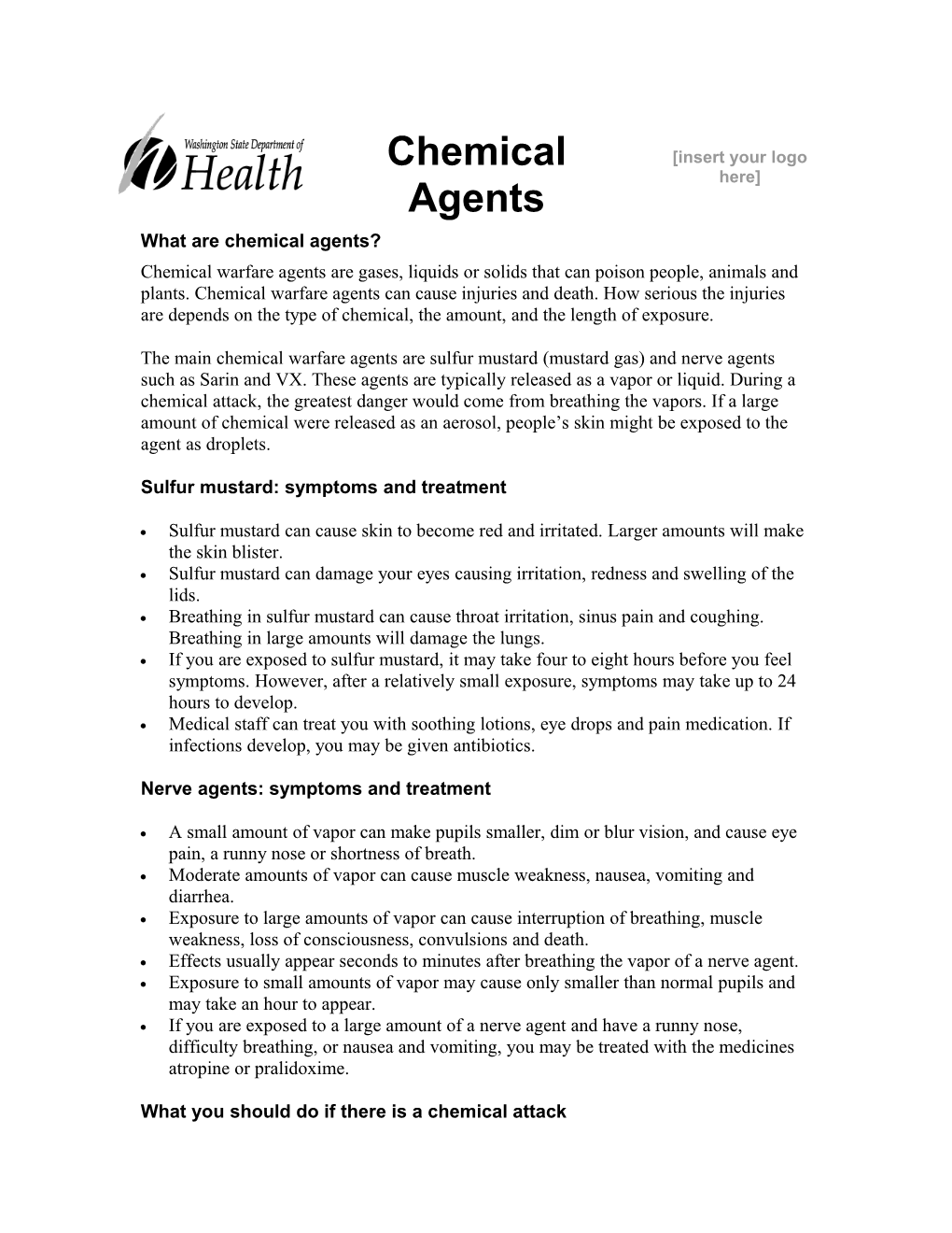 Chemical Exposure Fact Sheet (English)