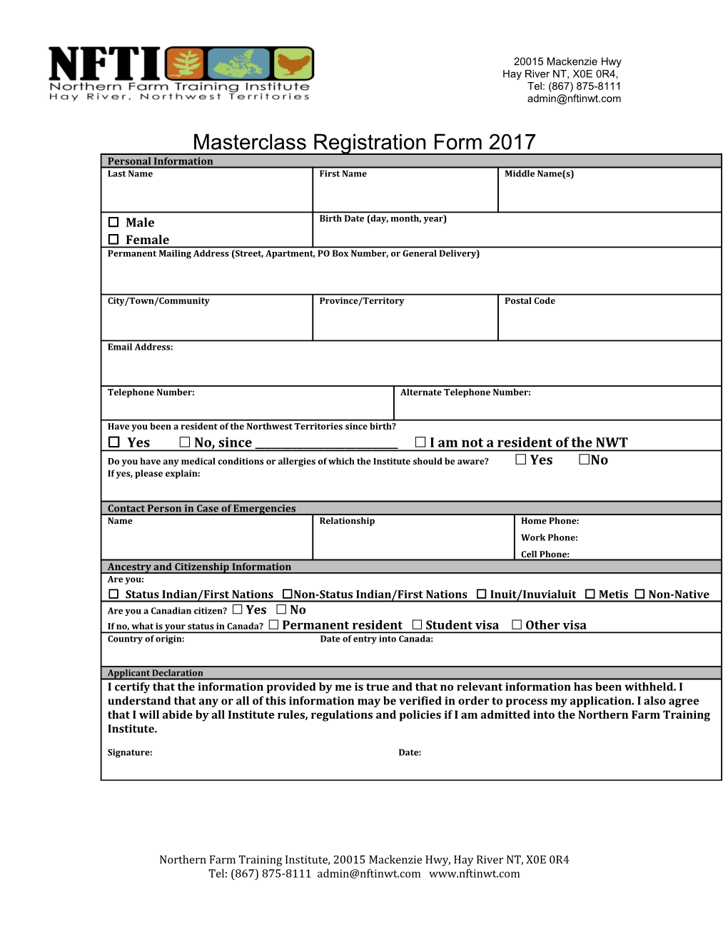 2. What Course(S) Would You Like to Register For?