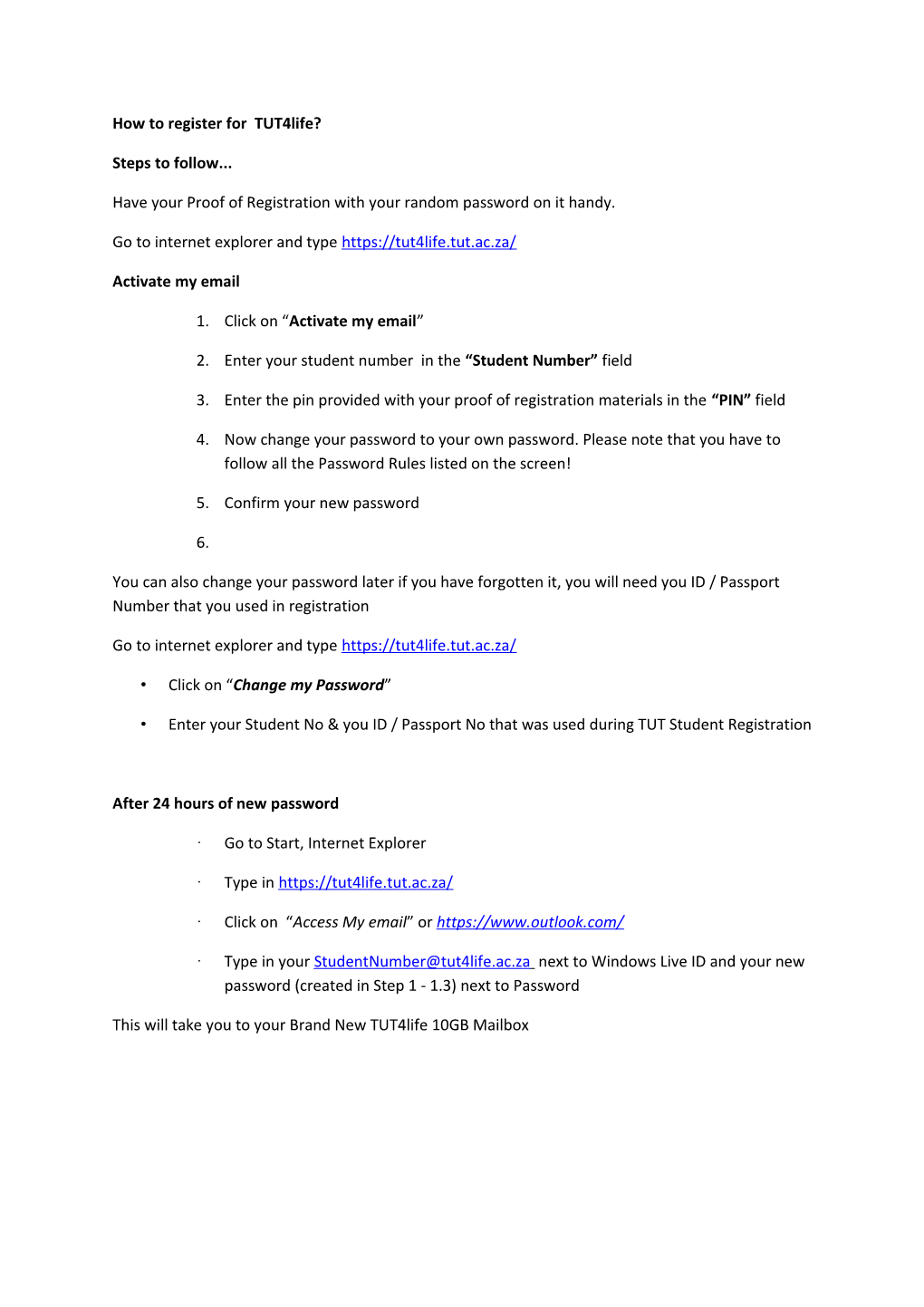 How to Register for Tut4life?