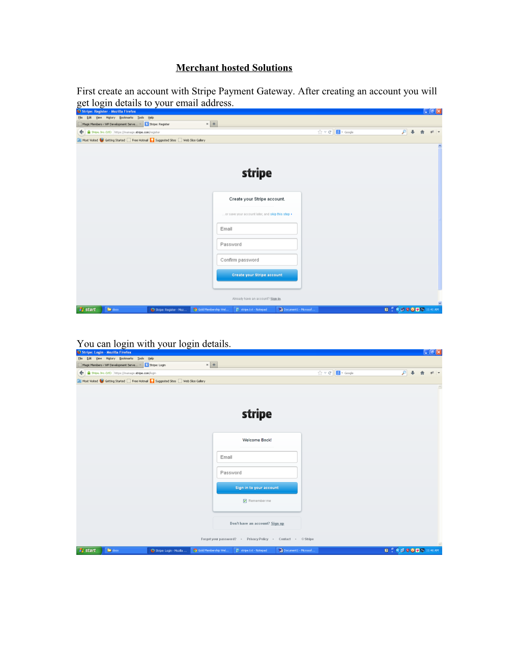 You Can Login with Your Login Details