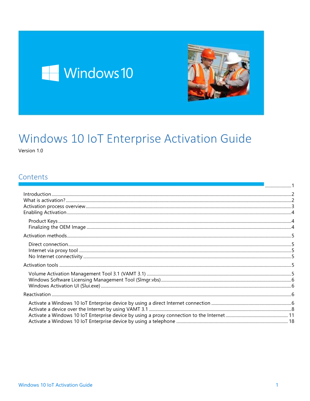 Windows 10 Iot Enterprise Activation Guide