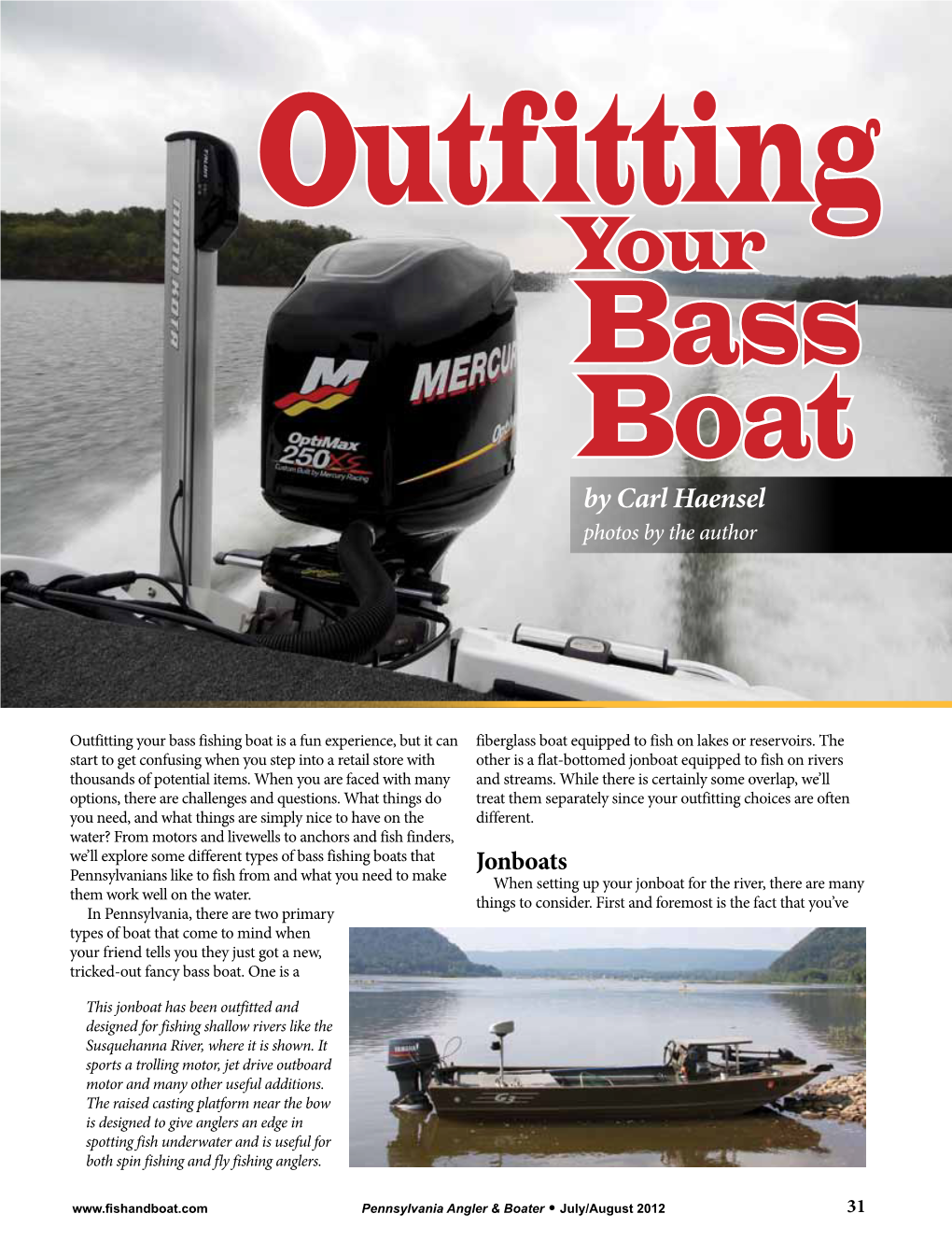 Outfitting Your Bass Boat