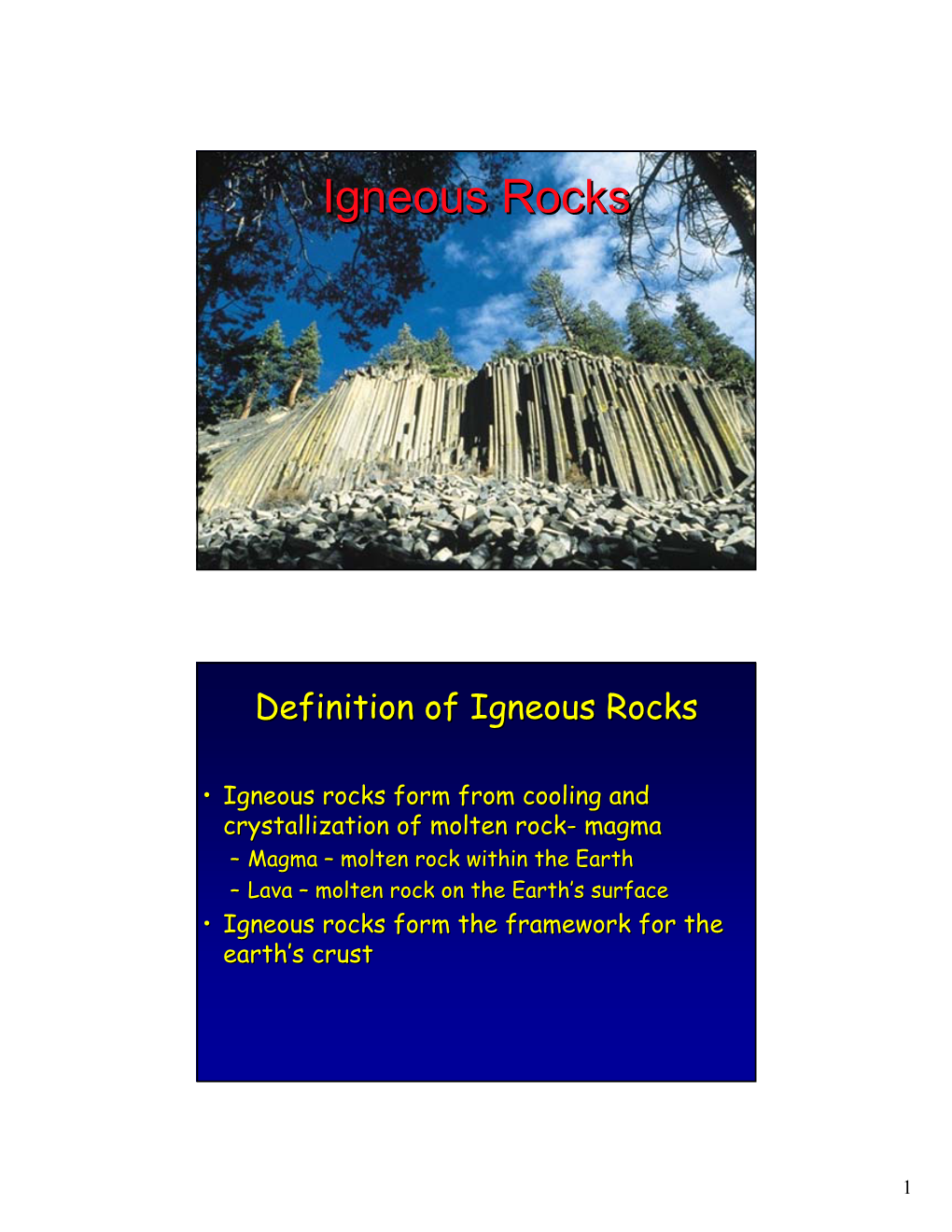 Igneous Rock