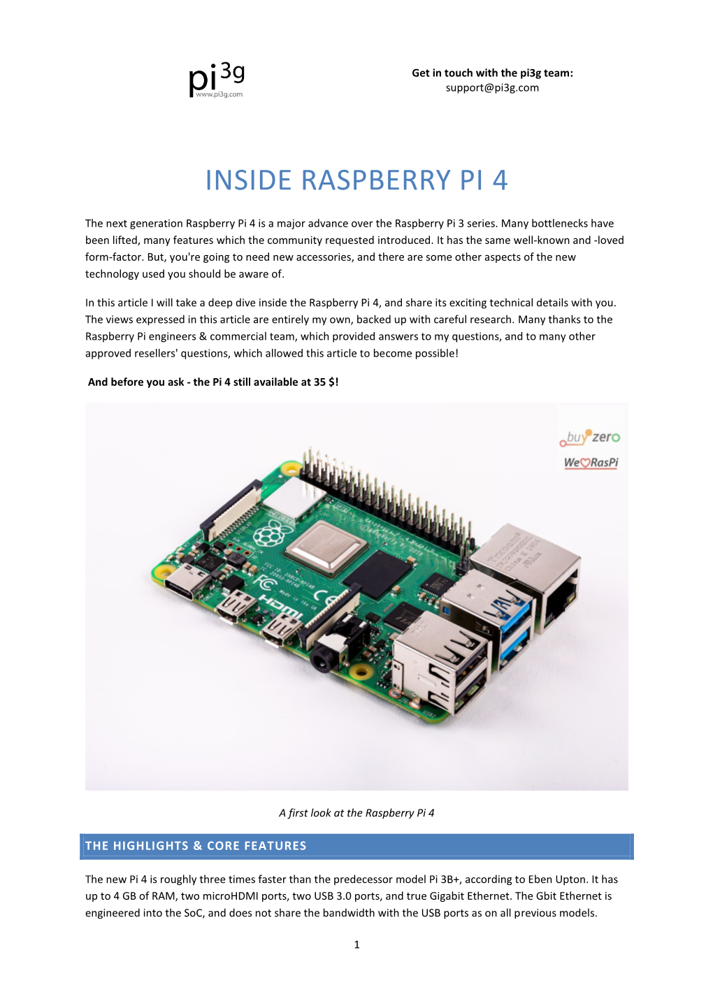Inside Raspberry Pi 4