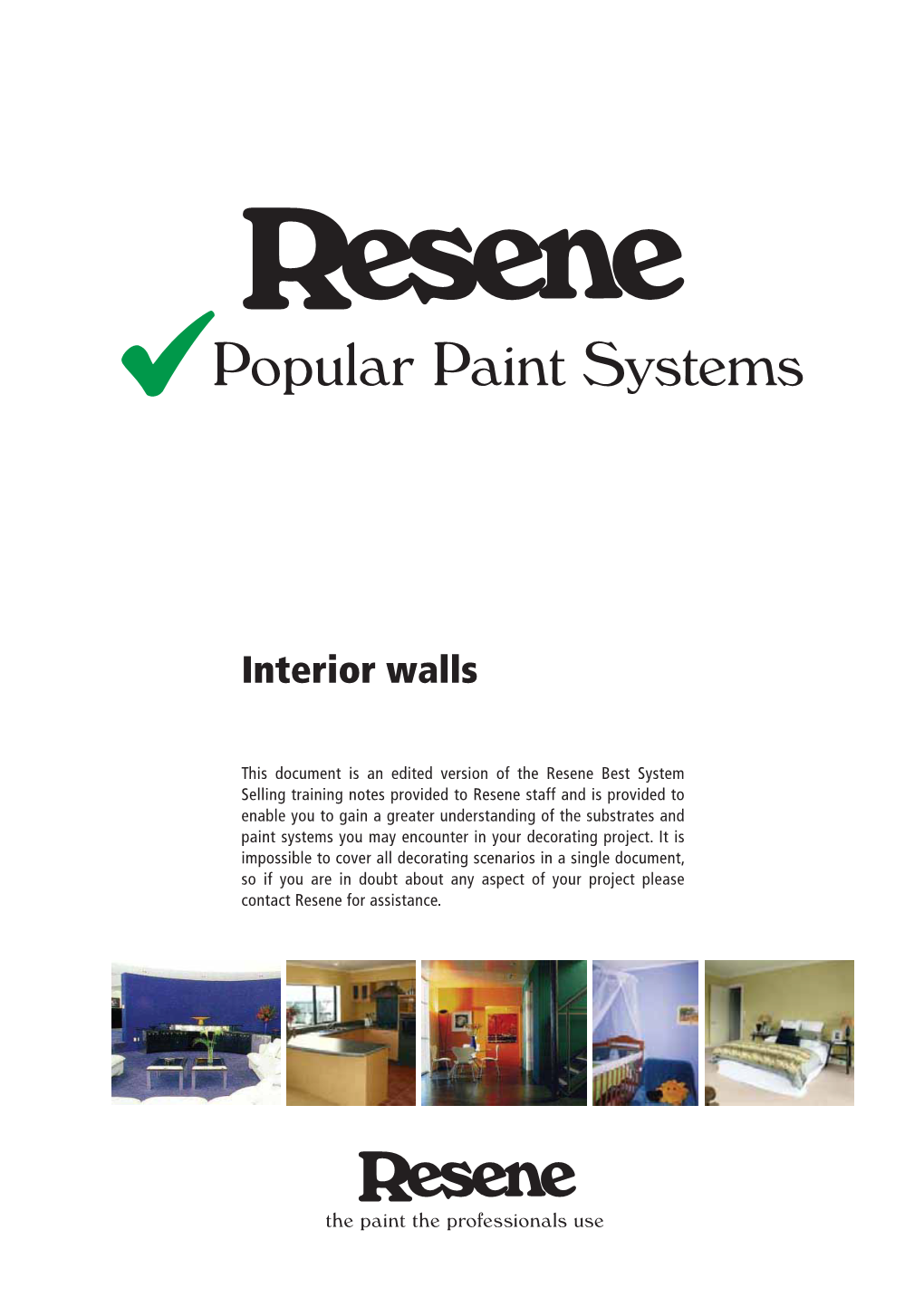 Resene Popular Paint Systems