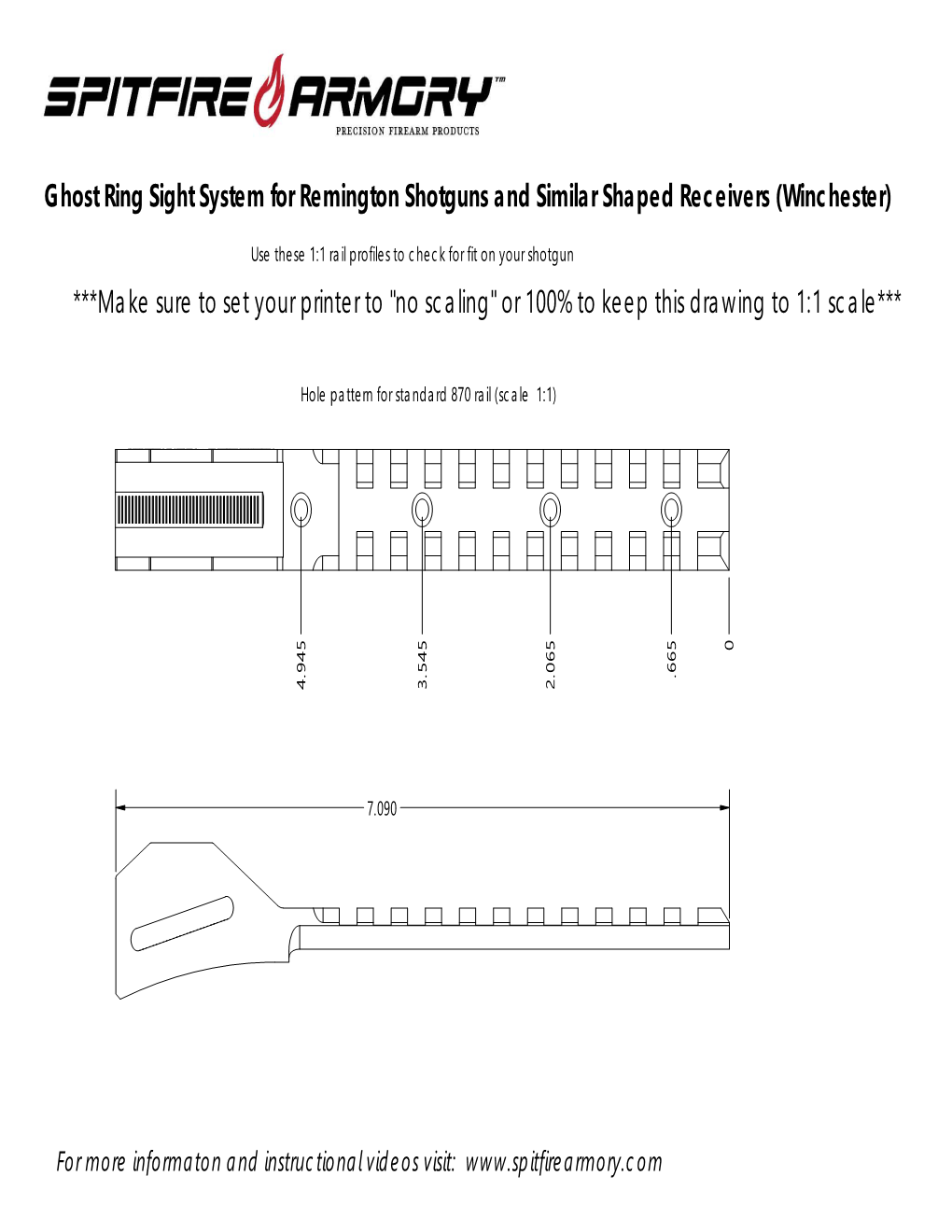 Ghost Ring Sight System for Remington Shotguns and Similar Shaped Receivers (Winchester