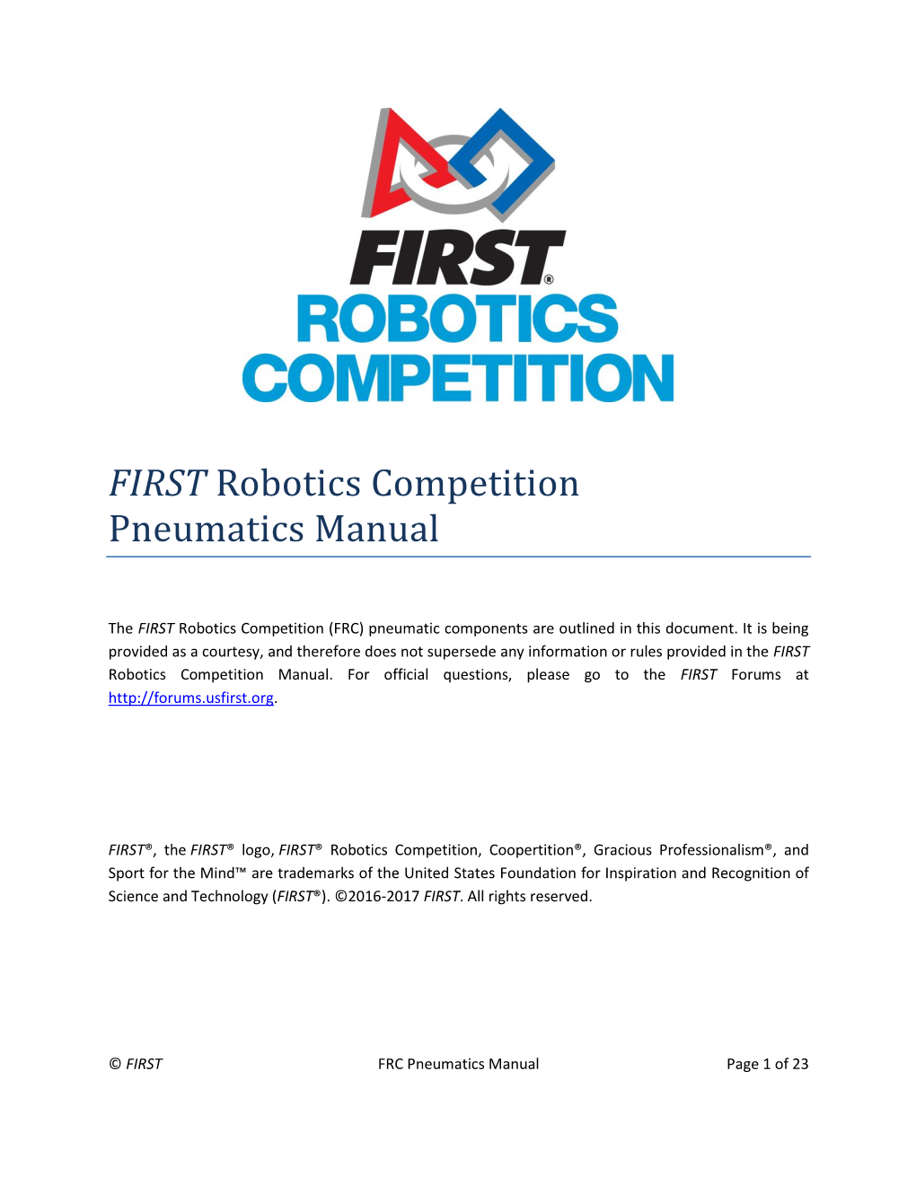 Pneumatics Manual