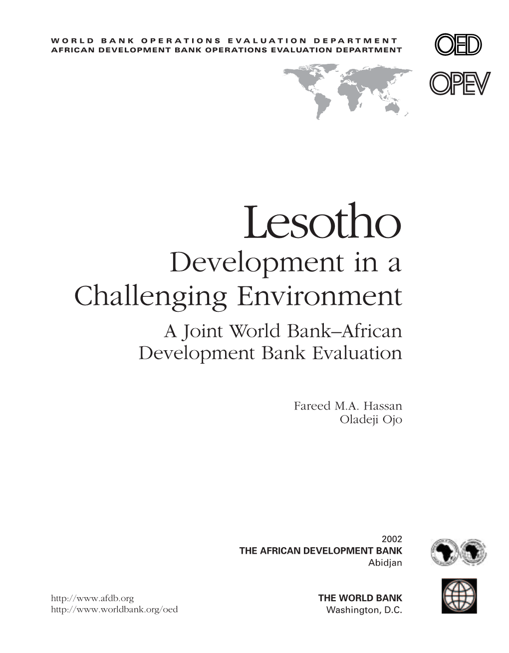 Lesotho Development in a Challenging Environment