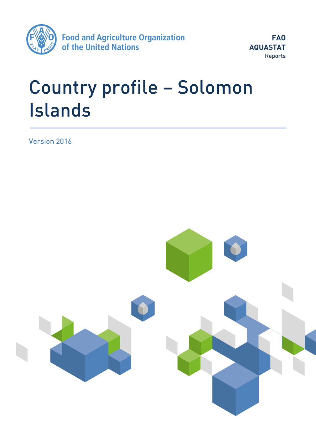 Country Profile – Solomon Islands