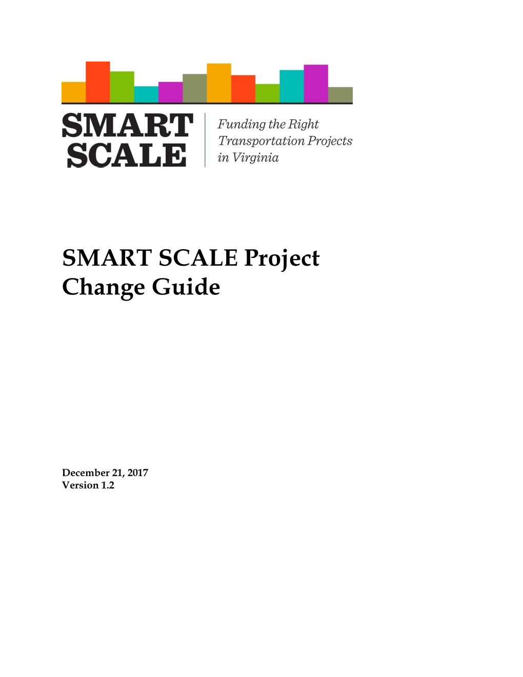 SMART SCALE Project Change Guide