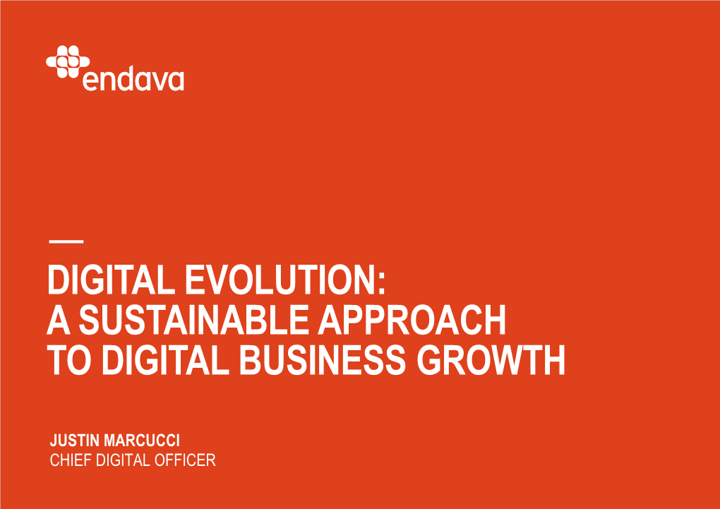 Digital Evolution: a Sustainable Approach to Digital Business Growth