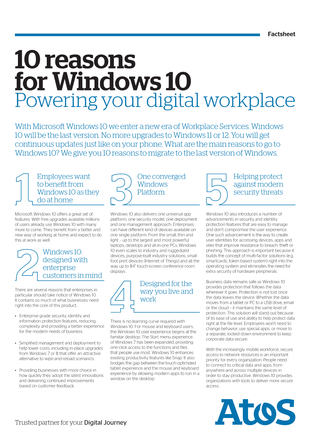10 Reasons for Windows 10