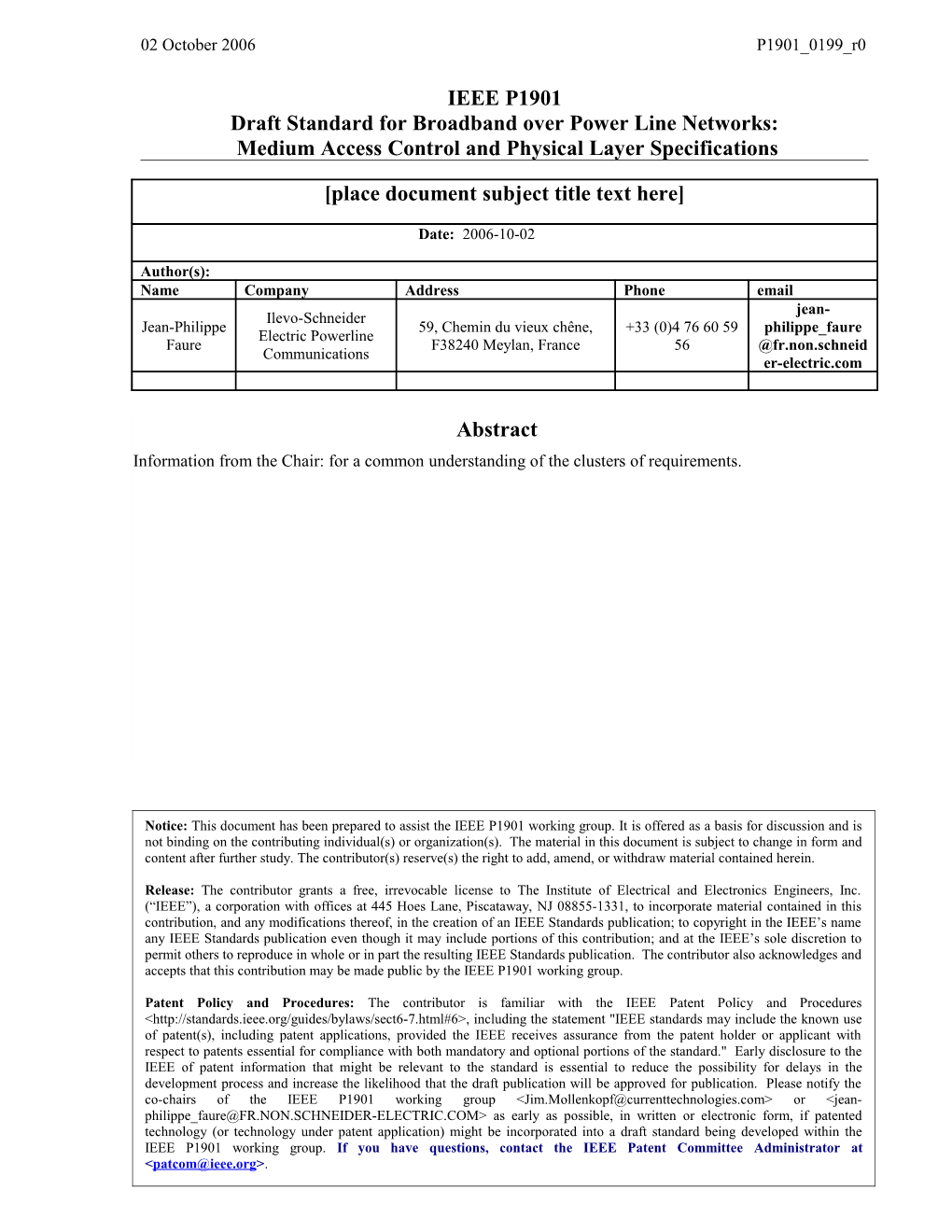 P1901 0Xxx R0 Common Understanding Clusters