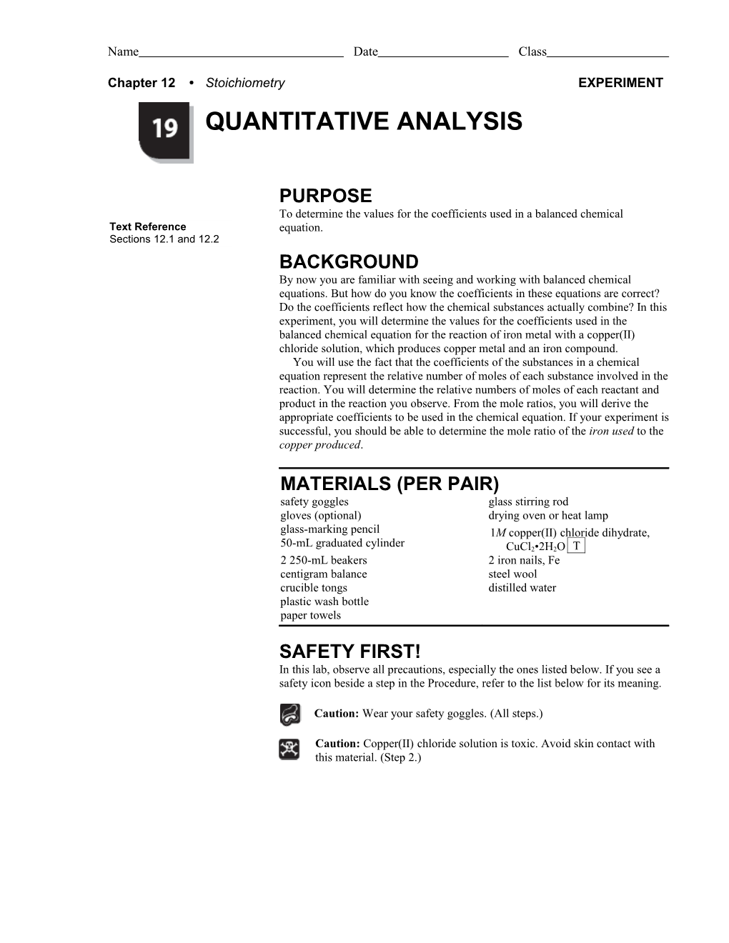 Quantitative Analysis