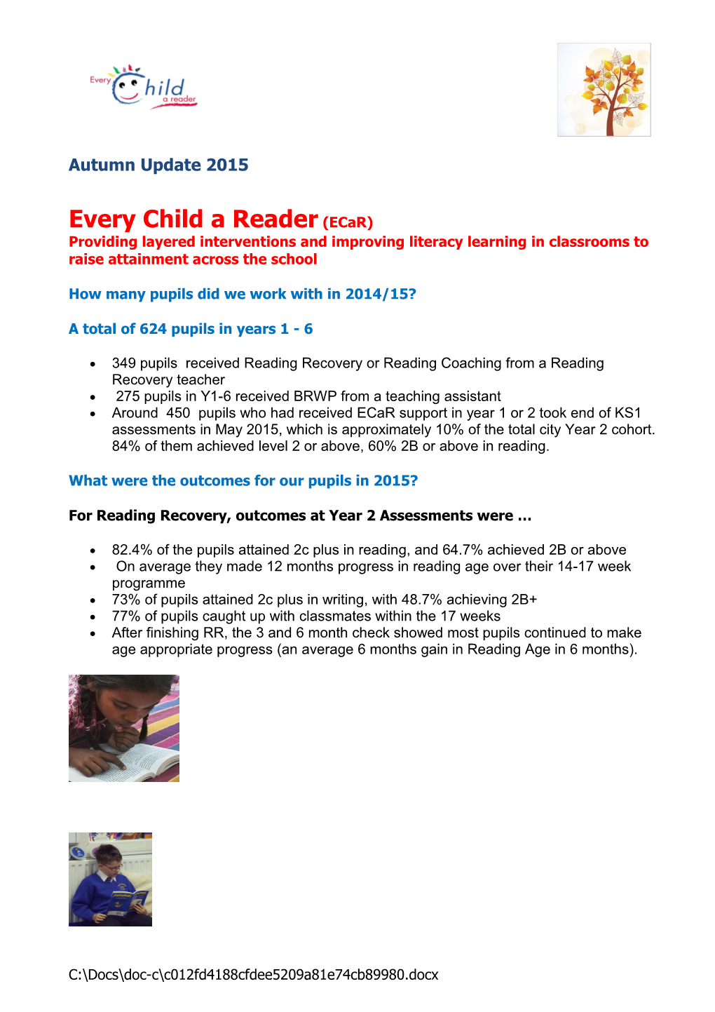 Every Child a Reader(Ecar)