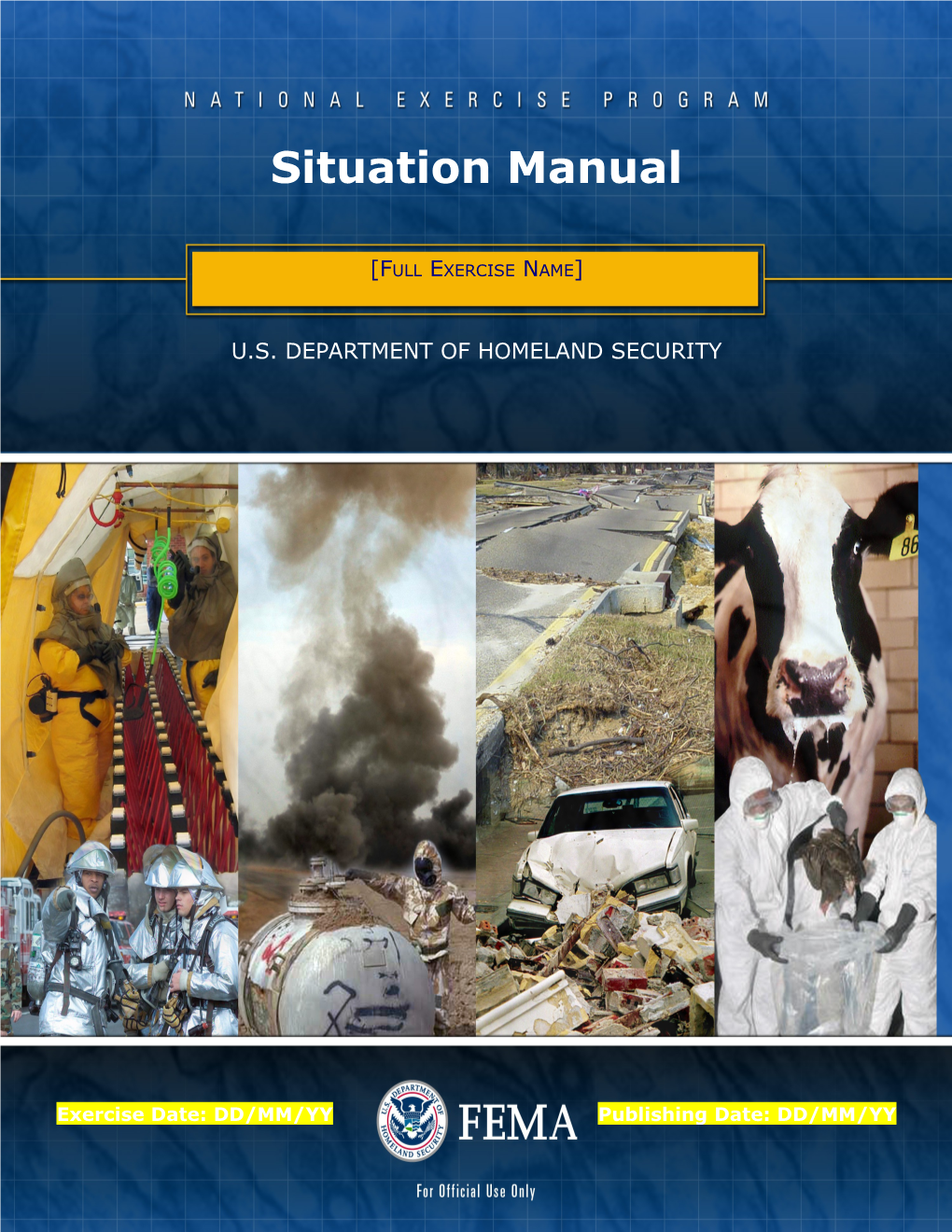 Situation Manual (Sitman) Template