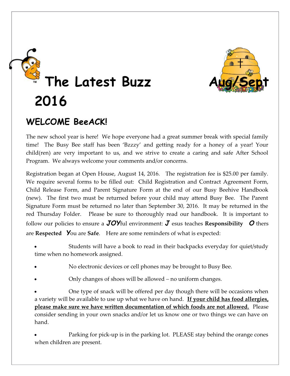 The Latest Buzz