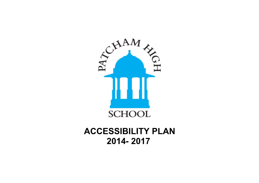 Patcham High School Accessibility Plan 2014 to 2017