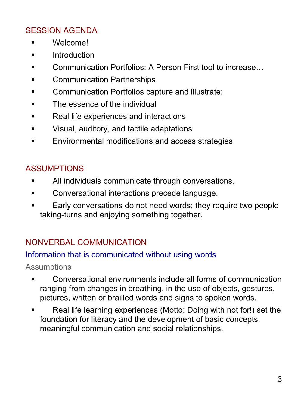 Communication Portfolios: a Tool to Increase the Competence of Communication Partners Of