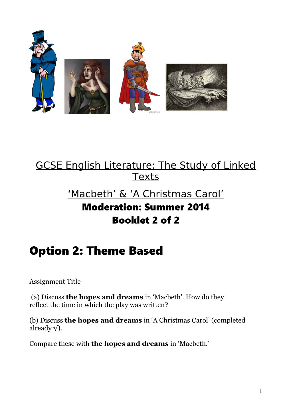GCSE English Literature: the Study of Linked Texts