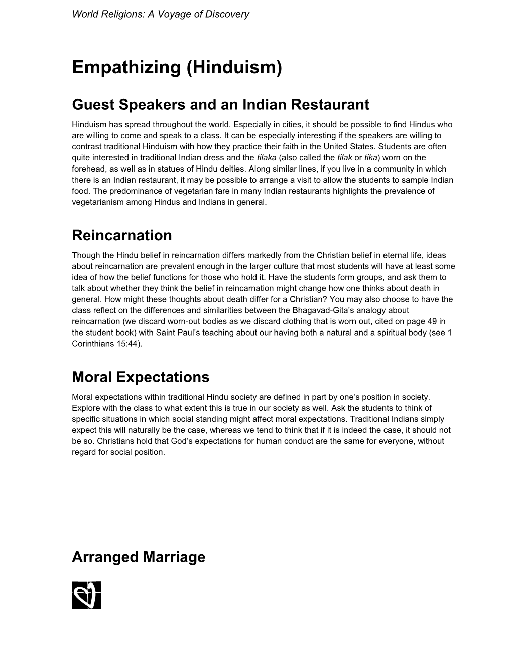 Guest Speakers and an Indian Restaurant