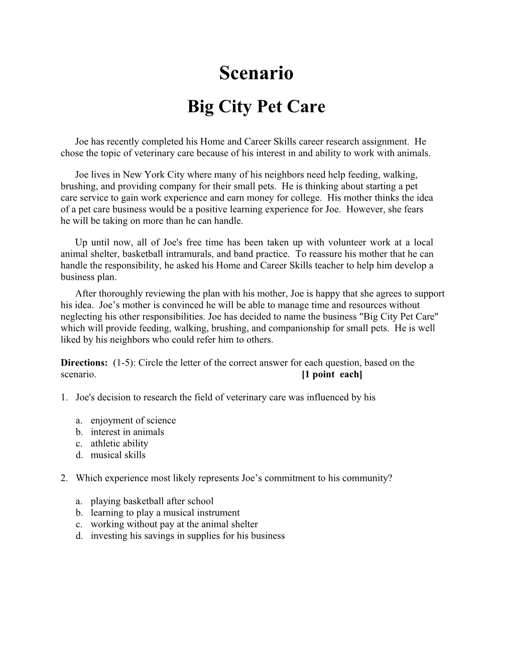 Big City Pet Care