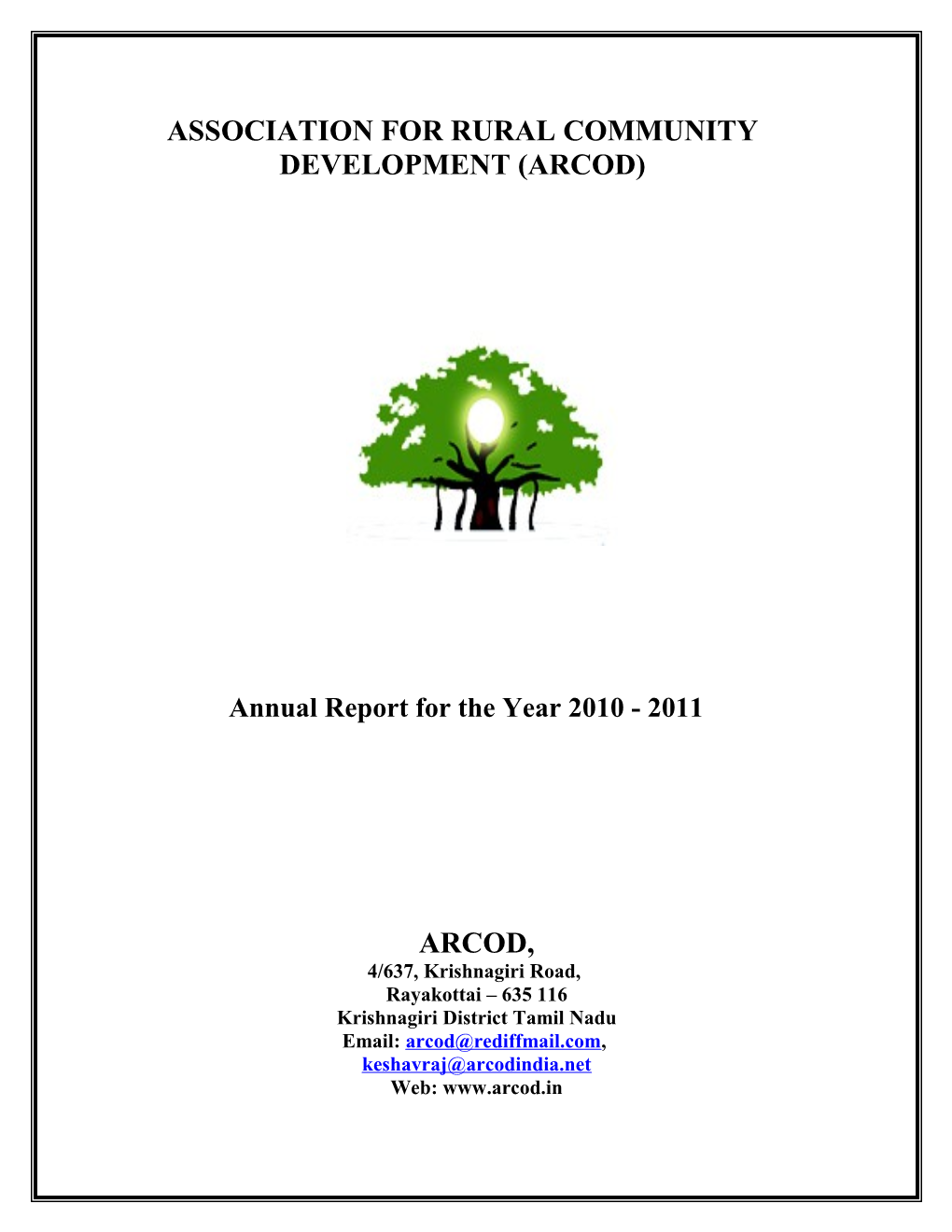 ARCOD Has Completed 23 Years of Service in Empowering the Rural People