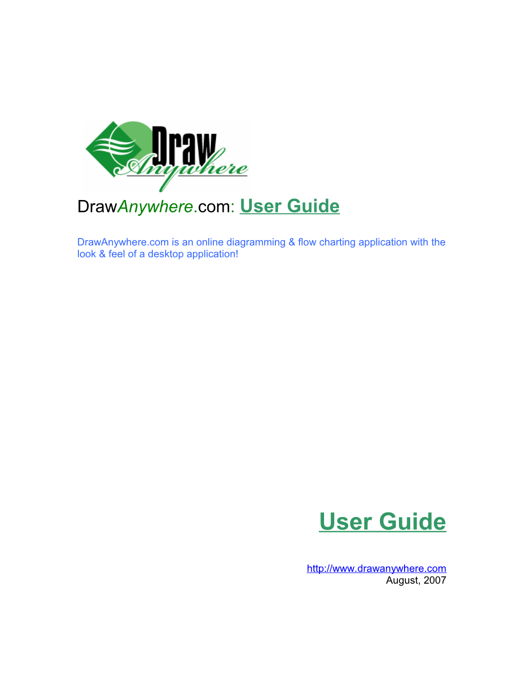 Drawanywhere.Com: User Guide
