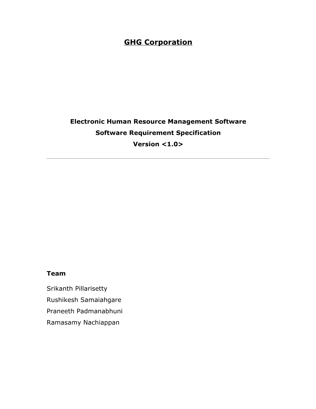 Electronic Human Resource Management Software