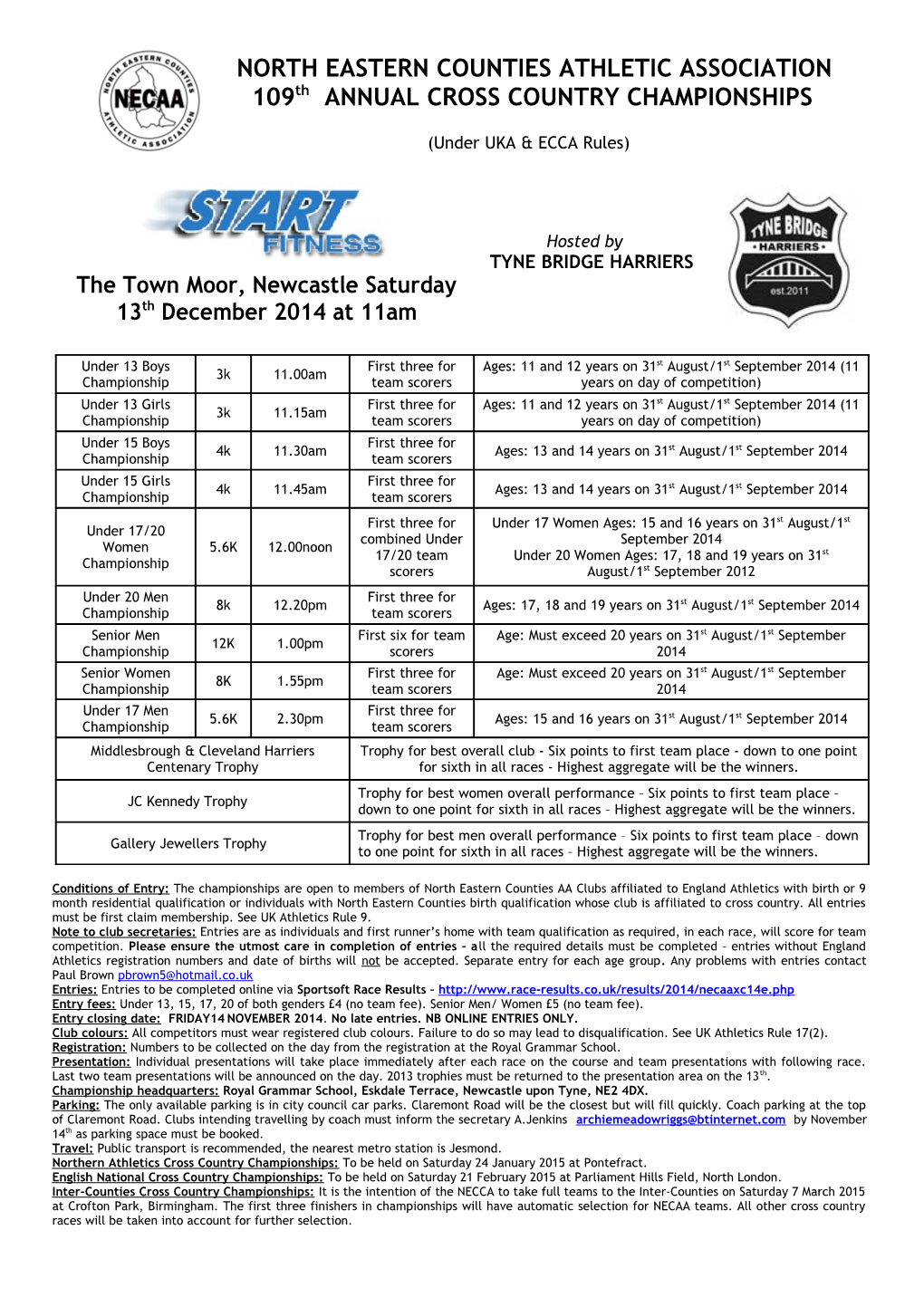 North Eastern Counties Athletic Association