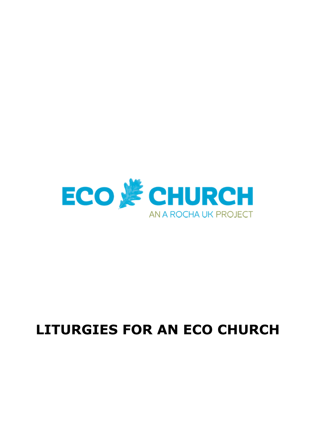 Liturgies for an Eco Church