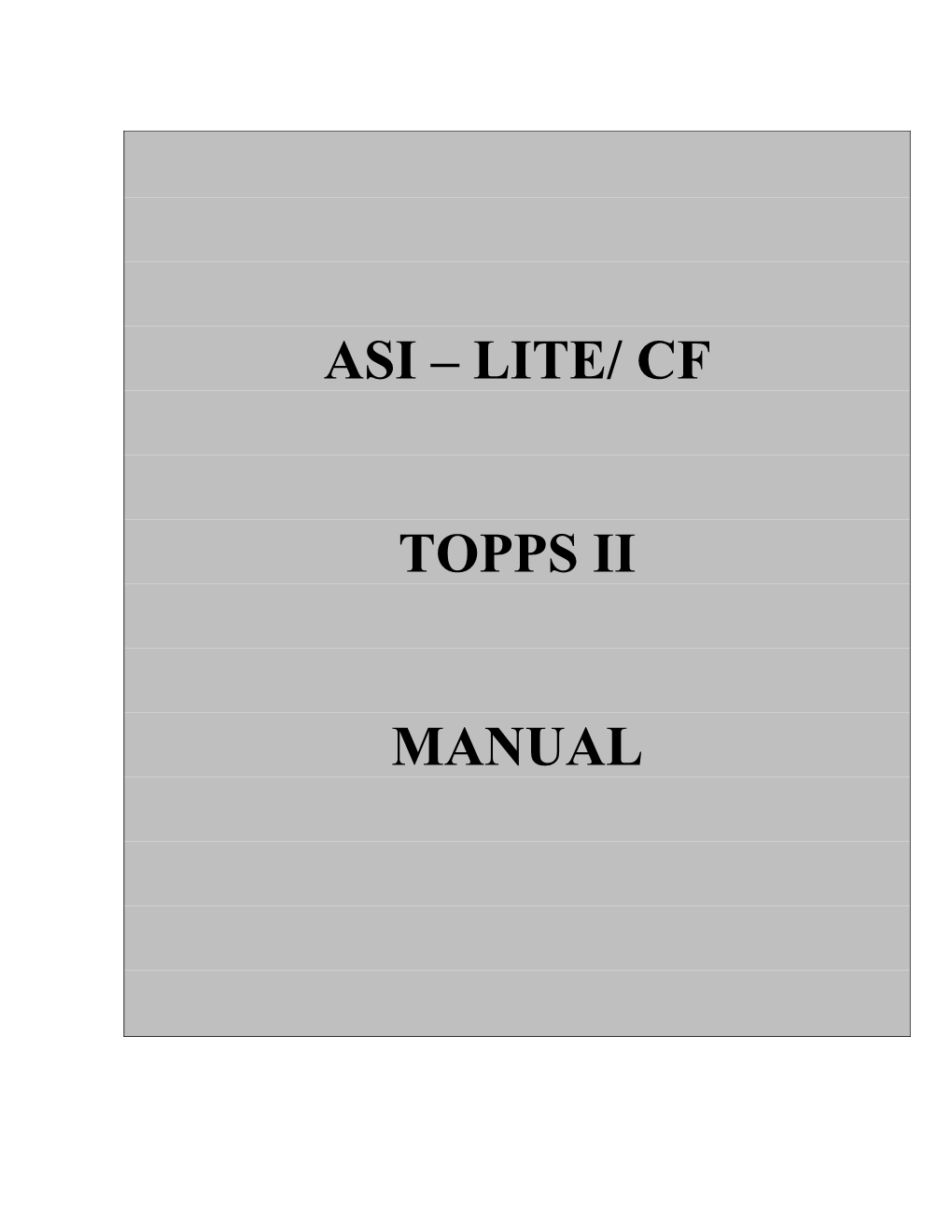 How to Use This Manual