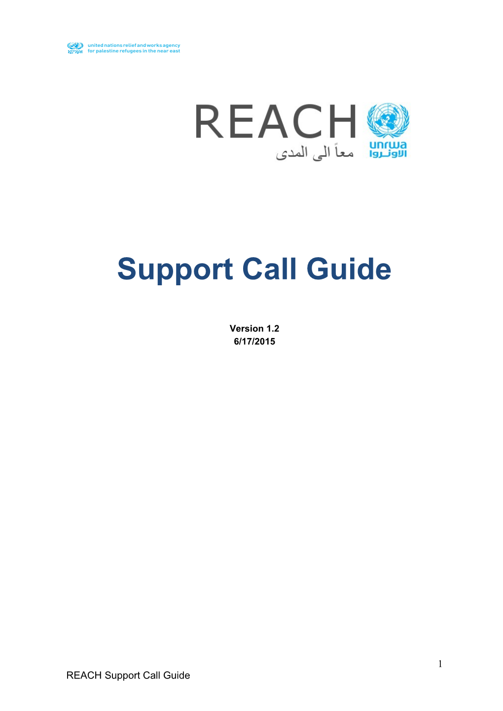 REACH Call Guide