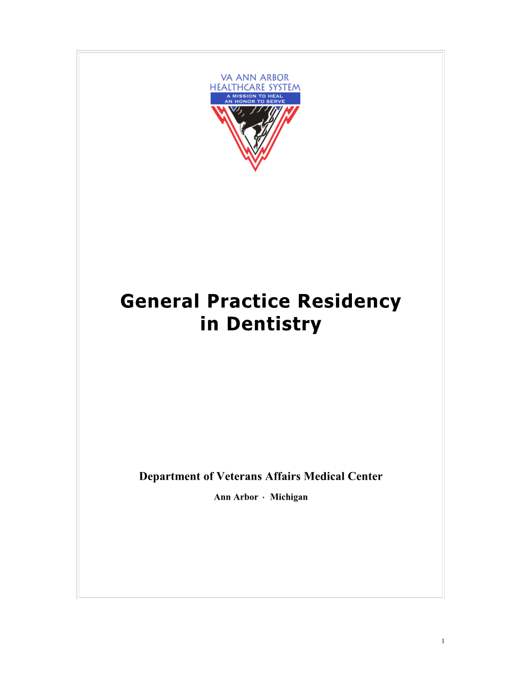 General Practice Residency