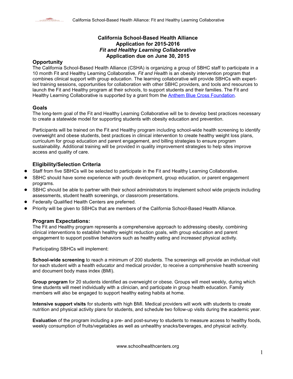 CSHA Asthma Application DRAFT 1-14-15