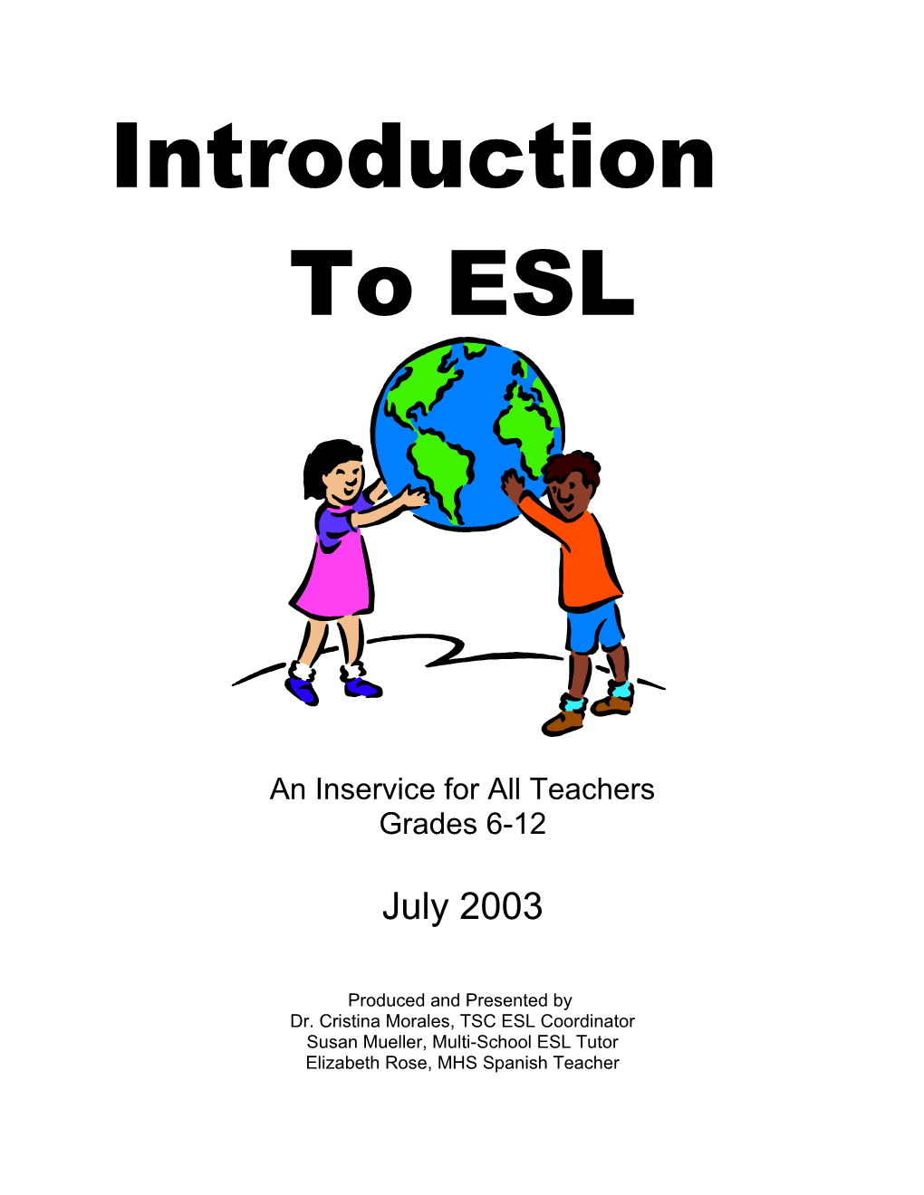 What Is ESL