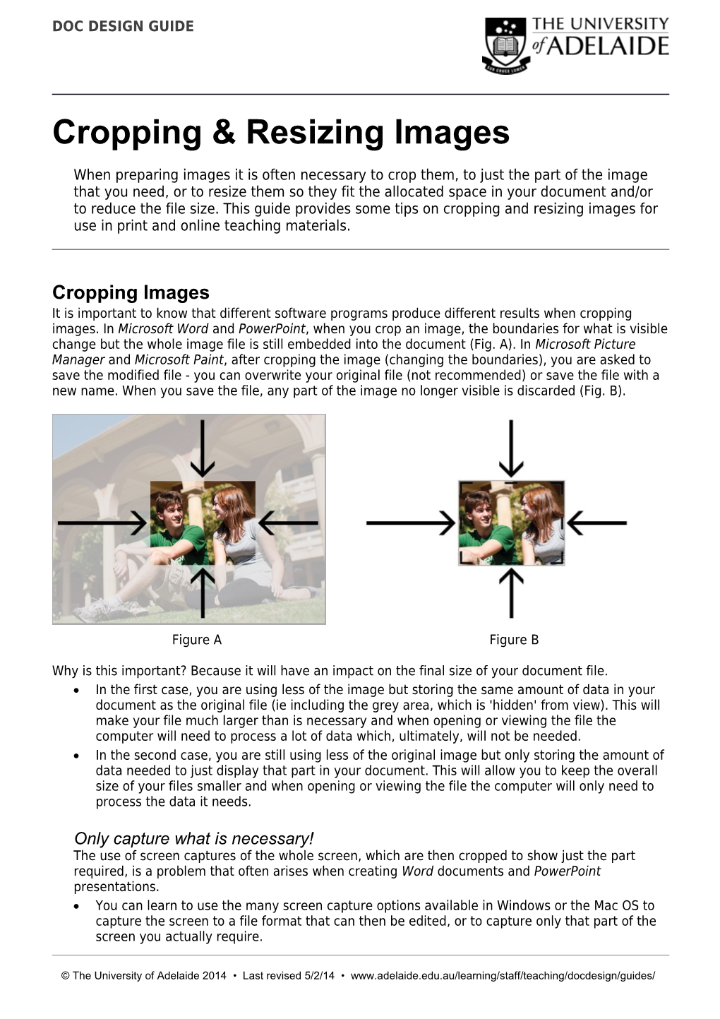 Cropping and Resizing Images