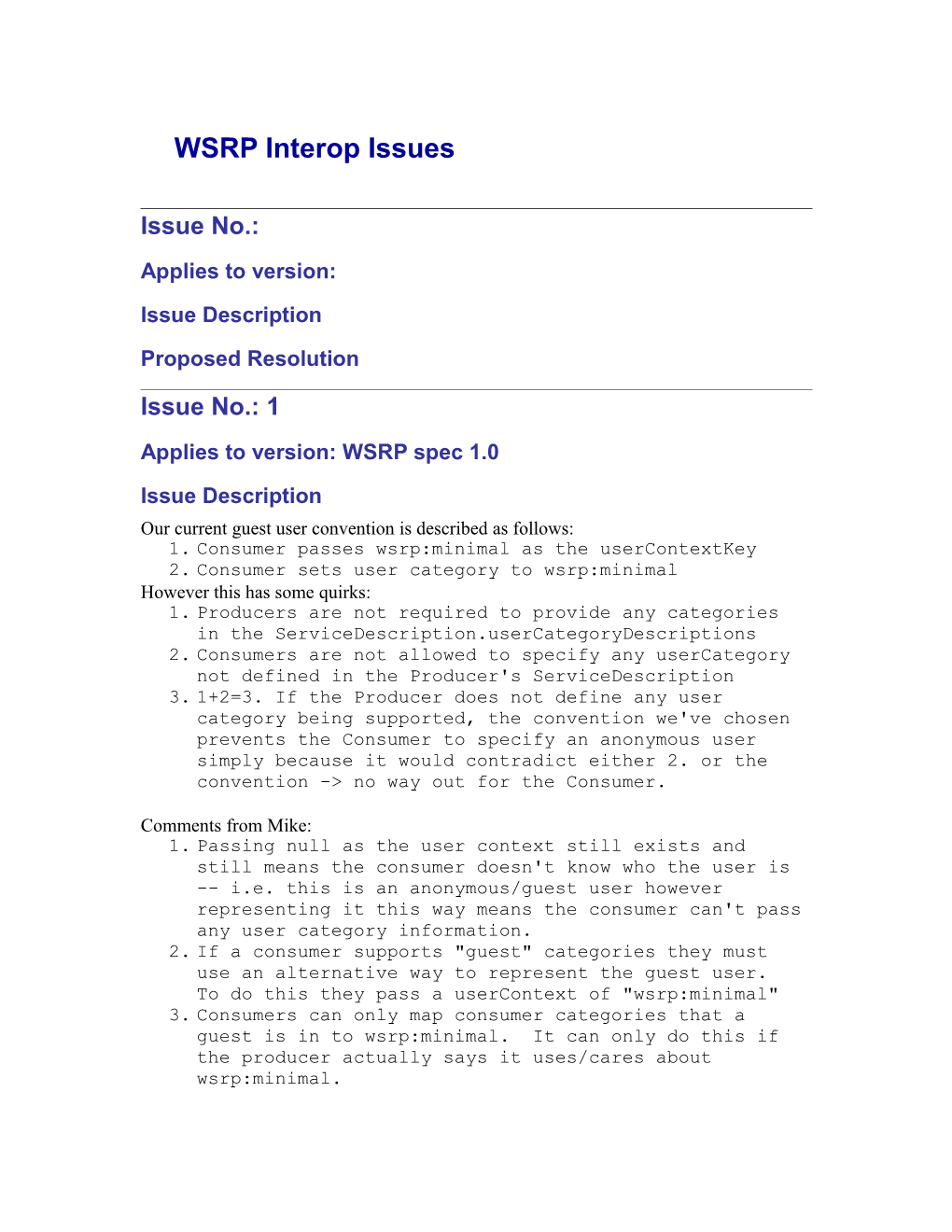 WSRP UDDI Tech Note Issues