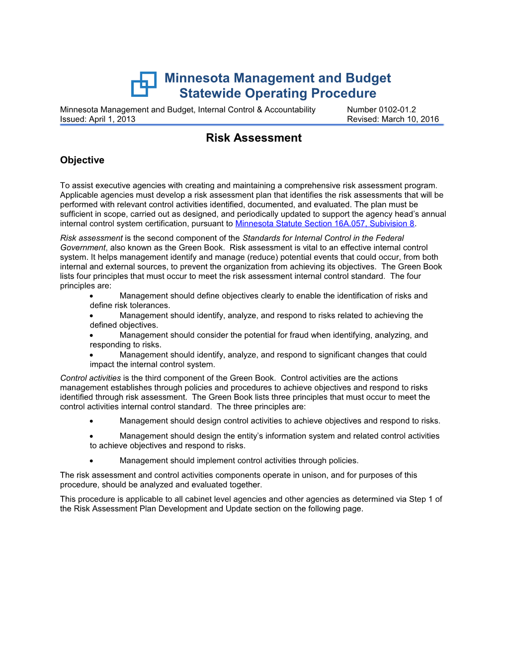 0102-01.2, Risk Assessment Procedure