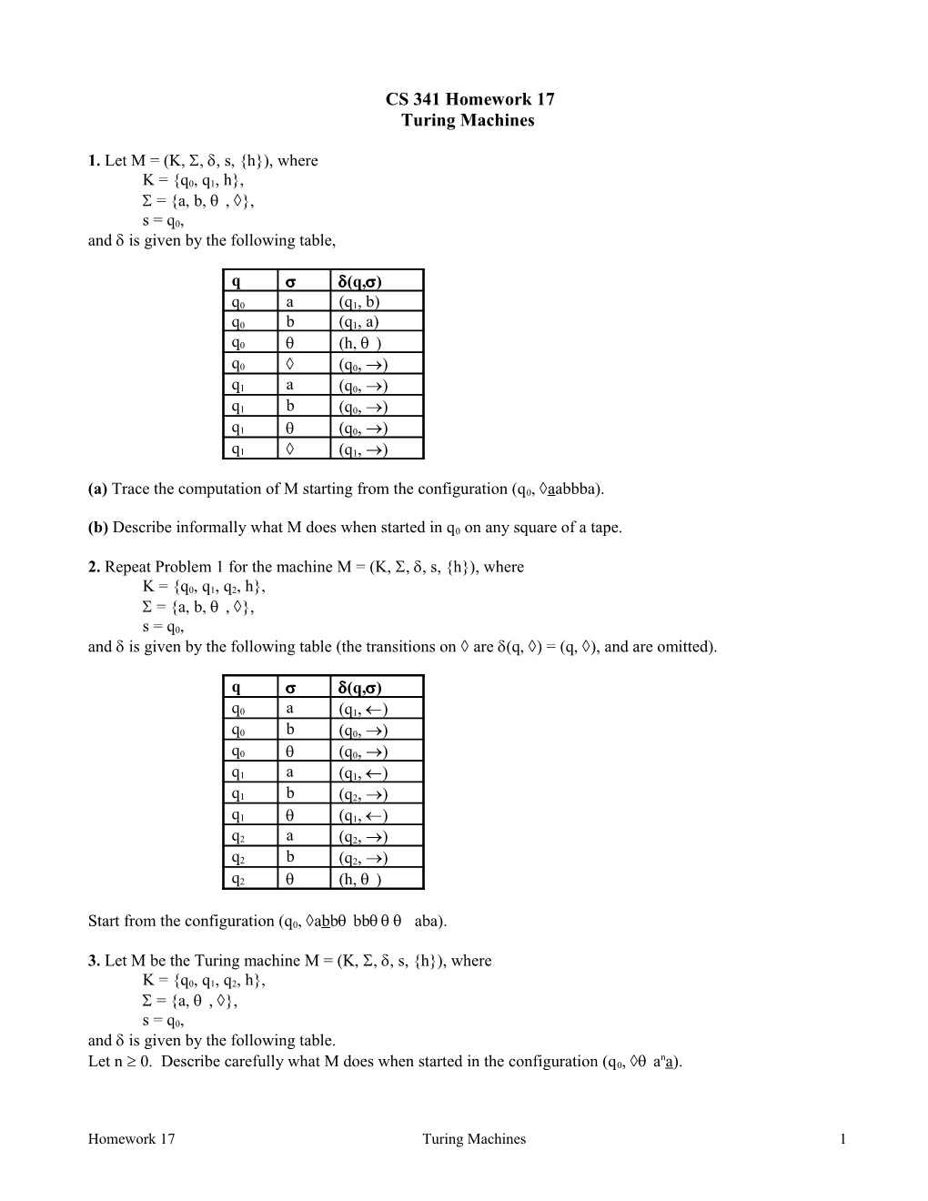 Turing Machines