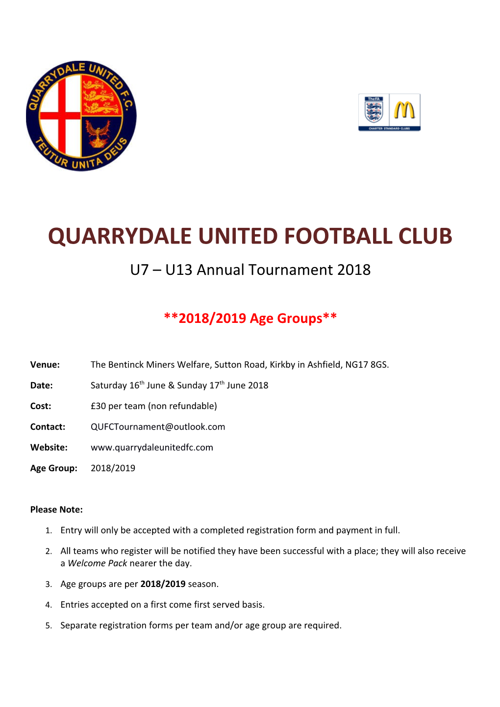 Quarrydale United Football Club