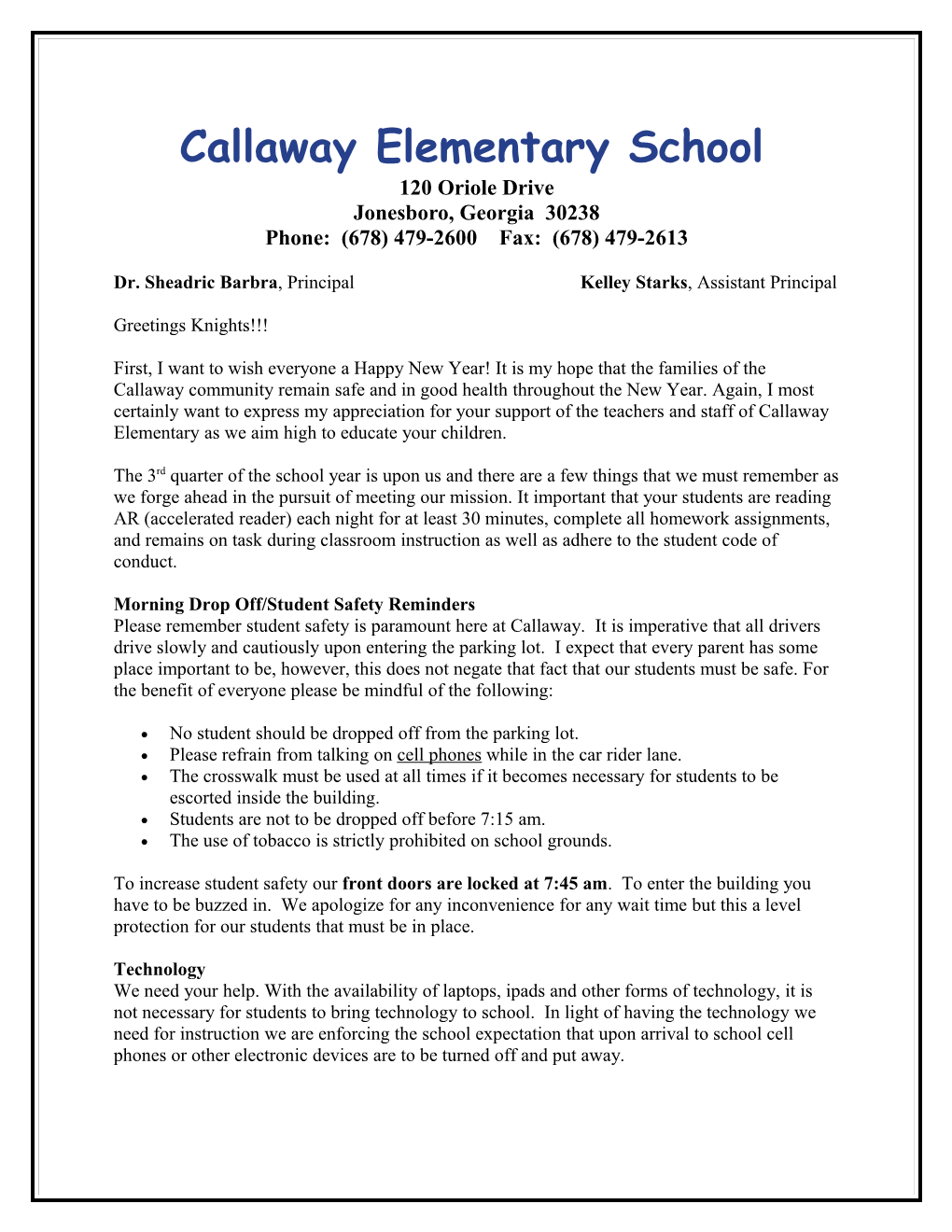 Callaway Elementary School