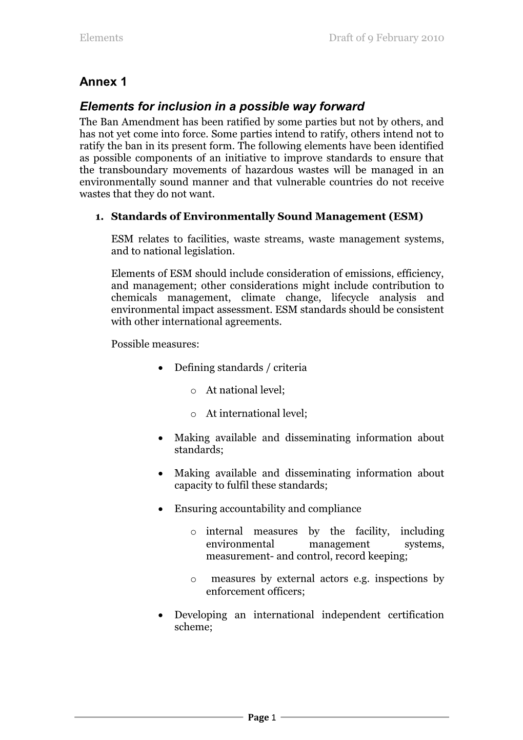 Taking Into Account the Analysis of the Reasons for the Transboundary Movement of Hazardous