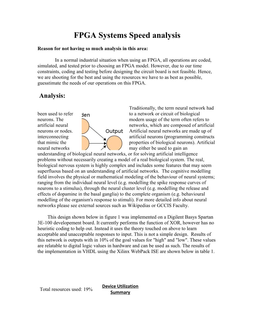 FPGA Systems Speed Analysis